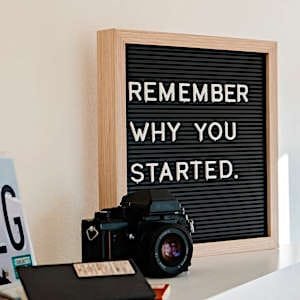 A framed personalized quote, thoughtfully designed with custom text to inspire or uplift.